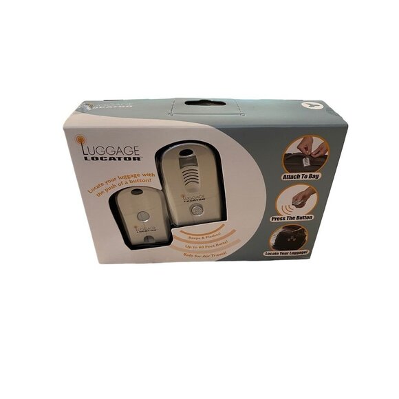 Luggage Locator Remote Gift Set Silver 48875 New - Picture 1 of 11